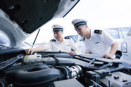 車輛暫時進出口進口前的工作是怎么做的？